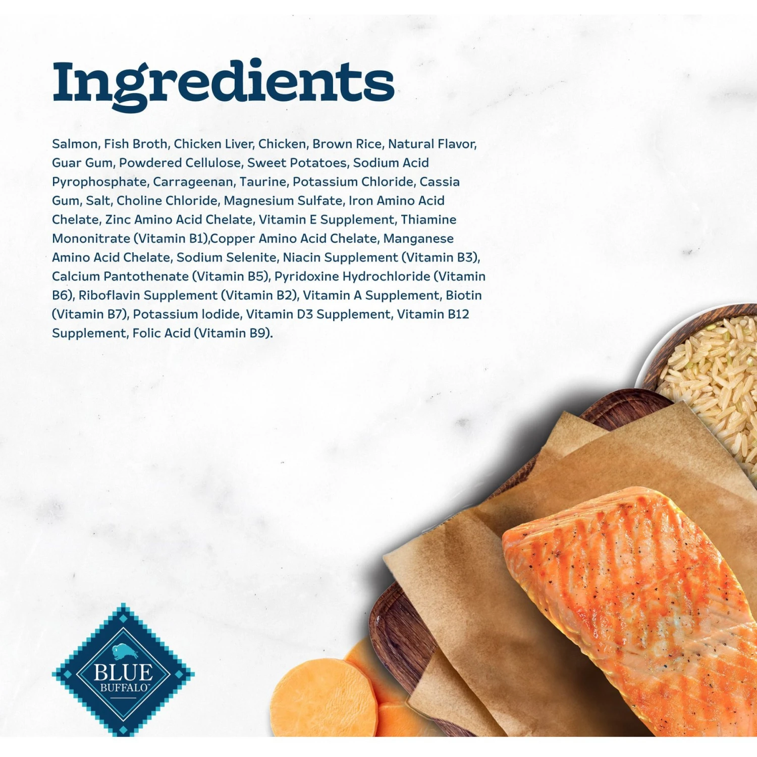 Blue Buffalo Tastefuls Salmon Entrée Pate Wet Cat Food 7 Blue Buffalo Tastefuls Salmon Entrée Pate Wet Cat Food - Image 5