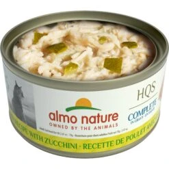 Almo Nature HQS Complete Chicken With Zucchini Wet Cat Food, 2.47-oz Can, Case Of 12 -Furry Friends 264824 PT1. AC SS1800 V1611091478