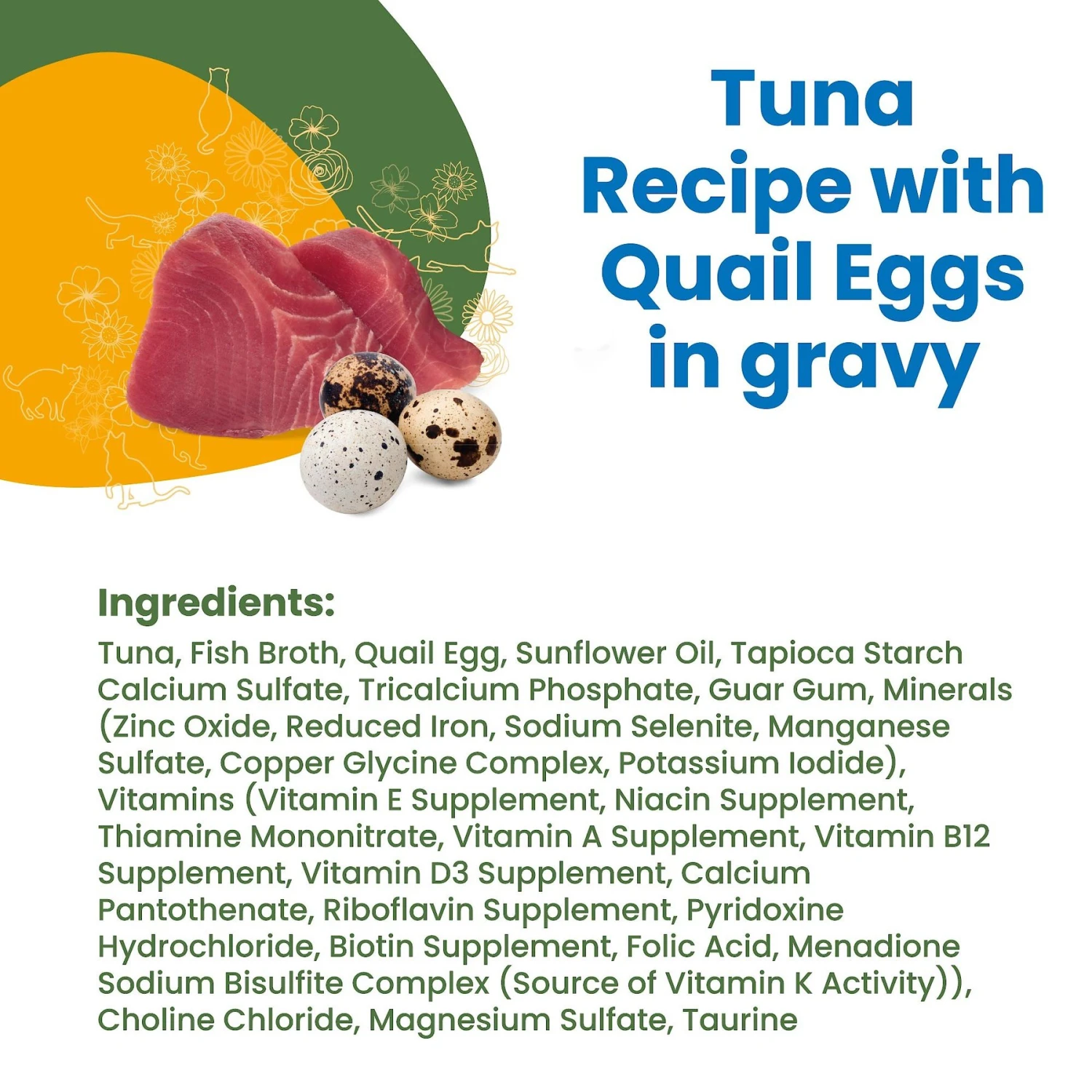 Almo Nature HQS Complete Tuna With Quail Egg Wet Cat Food, 2.47-oz Can, Case Of 12 7 Almo Nature HQS Complete Tuna With Quail Egg Wet Cat Food, 2.47-oz Can, Case Of 12 - Image 5