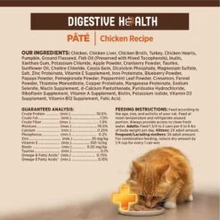 Wellness CORE Digestive Health Chicken Pate Recipe Grain-Free Wet Cat Food, 3-oz, Case Of 12 -Furry Friends 264896 PT8. AC SS1800 V1640205393