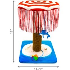 KONG Play Spaces CATbana Cat Toy 7 KONG Play Spaces CATbana Cat Toy -Furry Friends 265159 PT1. AC SS1800 V1611793000