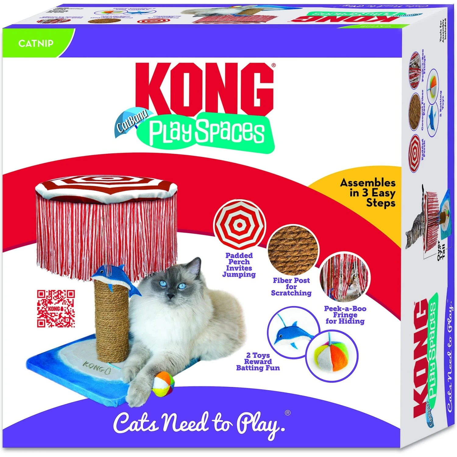 KONG Play Spaces CATbana Cat Toy 6 KONG Play Spaces CATbana Cat Toy - Image 4
