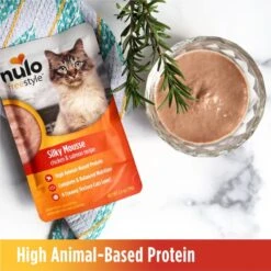 Nulo Freestyle Silky Mousse Chicken & Salmon Recipe Grain-Free Wet Cat Food, 2.8-oz, Case Of 24 -Furry Friends 265253 PT2. AC SS1800 V1665779718