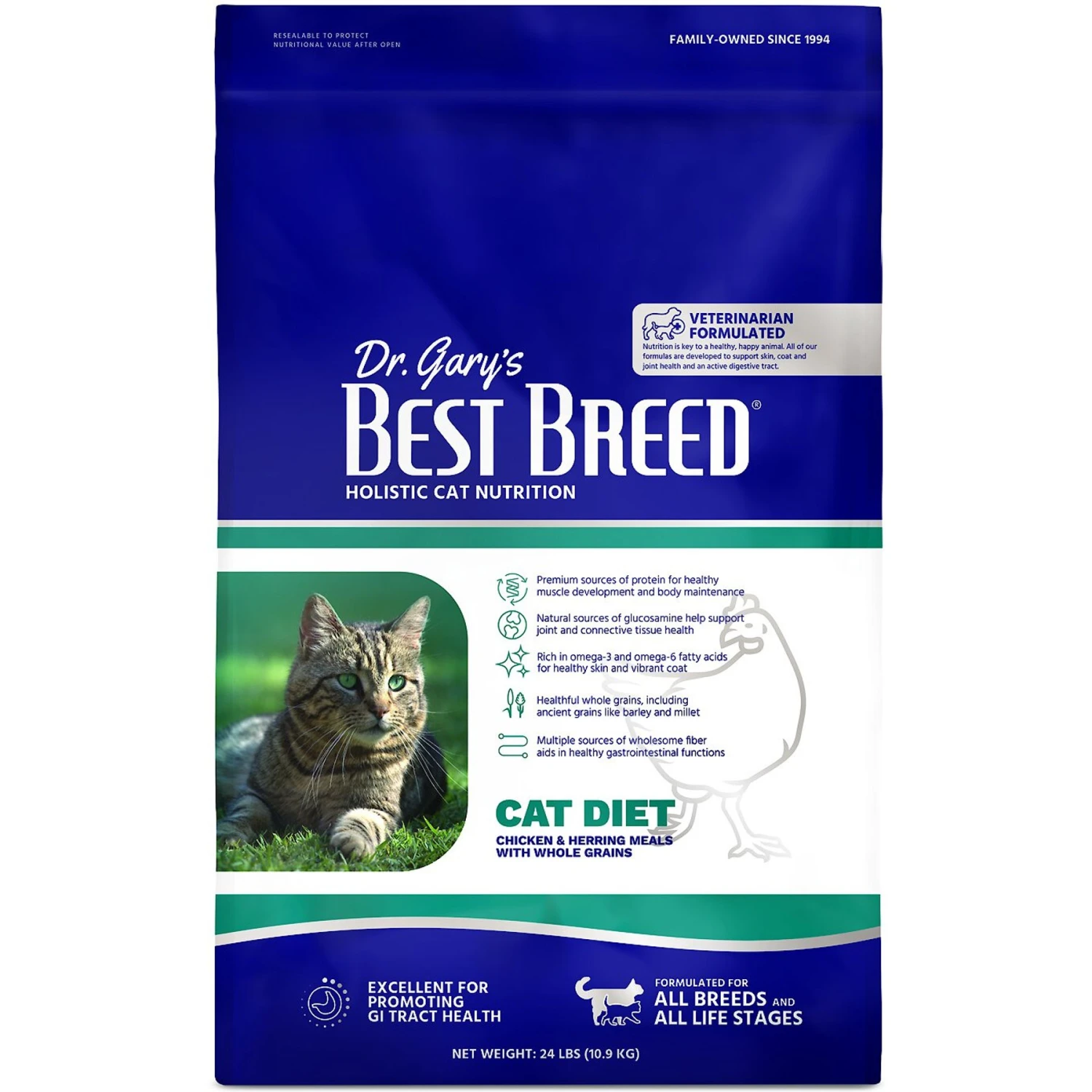 Dr. Gary's Best Breed Holistic All Life Stages Dry Cat Food 3 Dr. Gary's Best Breed Holistic All Life Stages Dry Cat Food
