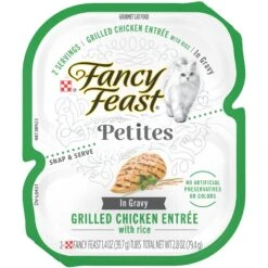 Fancy Feast Petites In Gravy Grilled Chicken With Rice Entree Wet Cat Food