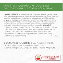 Fancy Feast Petites In Gravy Grilled Chicken With Rice Entree Wet Cat Food 15 Fancy Feast Petites In Gravy Grilled Chicken With Rice Entree Wet Cat Food -Furry Friends 265536 PT4. AC SS1800 V1647904639