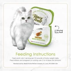 Fancy Feast Petites Pate Braised Chicken Entree Wet Cat Food -Furry Friends 265556 PT7. AC SS1800 V1649699513