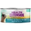 Health Extension Chicken In Gravy Grain-Free Wet Cat Food, 2.8-oz Can, Case Of 24 -Furry Friends 265823 MAIN. AC SS1800 V1696259405