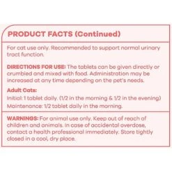 PetsPrefer Urinary Tract Health Fish Flavor Tablet Cat Supplement, 90 Count 7 PetsPrefer Urinary Tract Health Fish Flavor Tablet Cat Supplement, 90 Count -Furry Friends 265837 PT2. AC SS1800 V1612377076