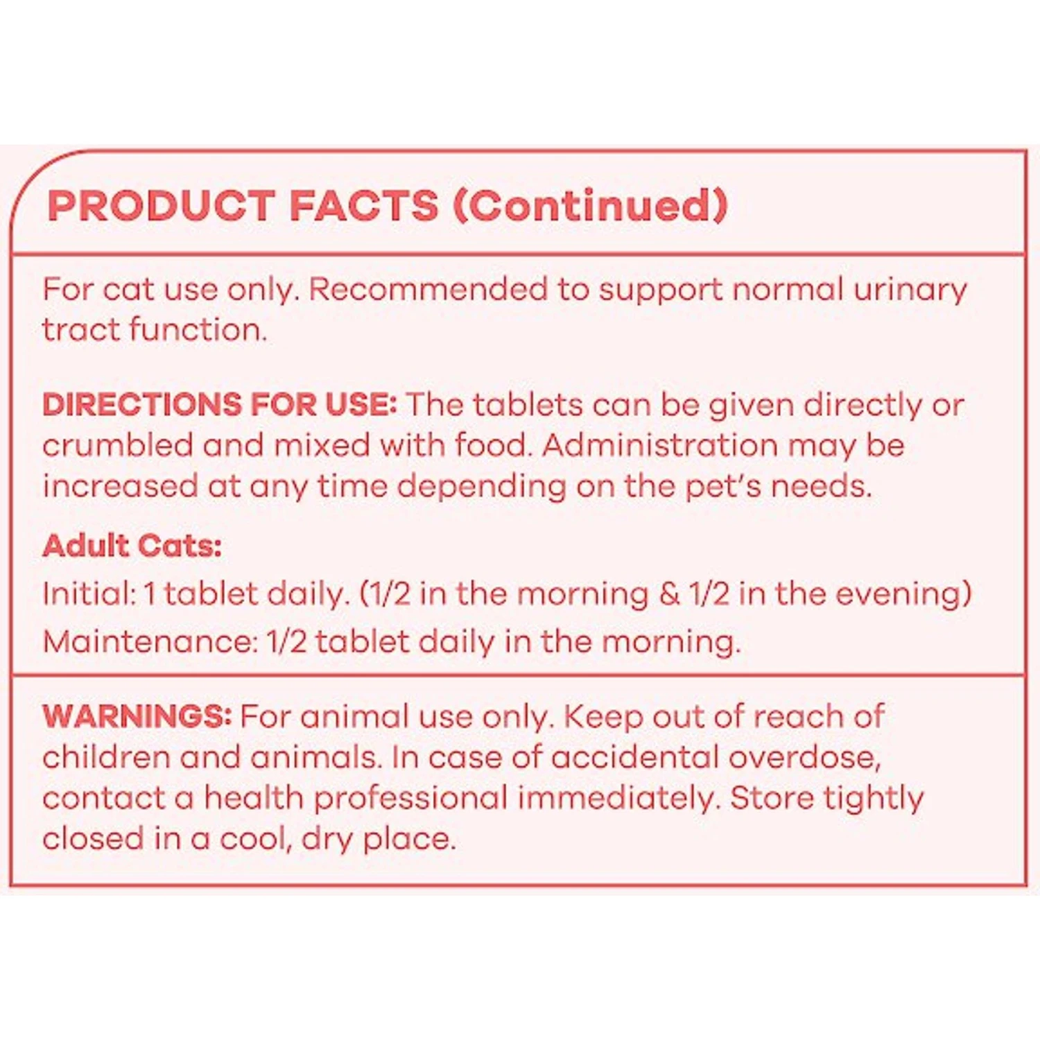 PetsPrefer Urinary Tract Health Fish Flavor Tablet Cat Supplement, 90 Count 5 PetsPrefer Urinary Tract Health Fish Flavor Tablet Cat Supplement, 90 Count - Image 3