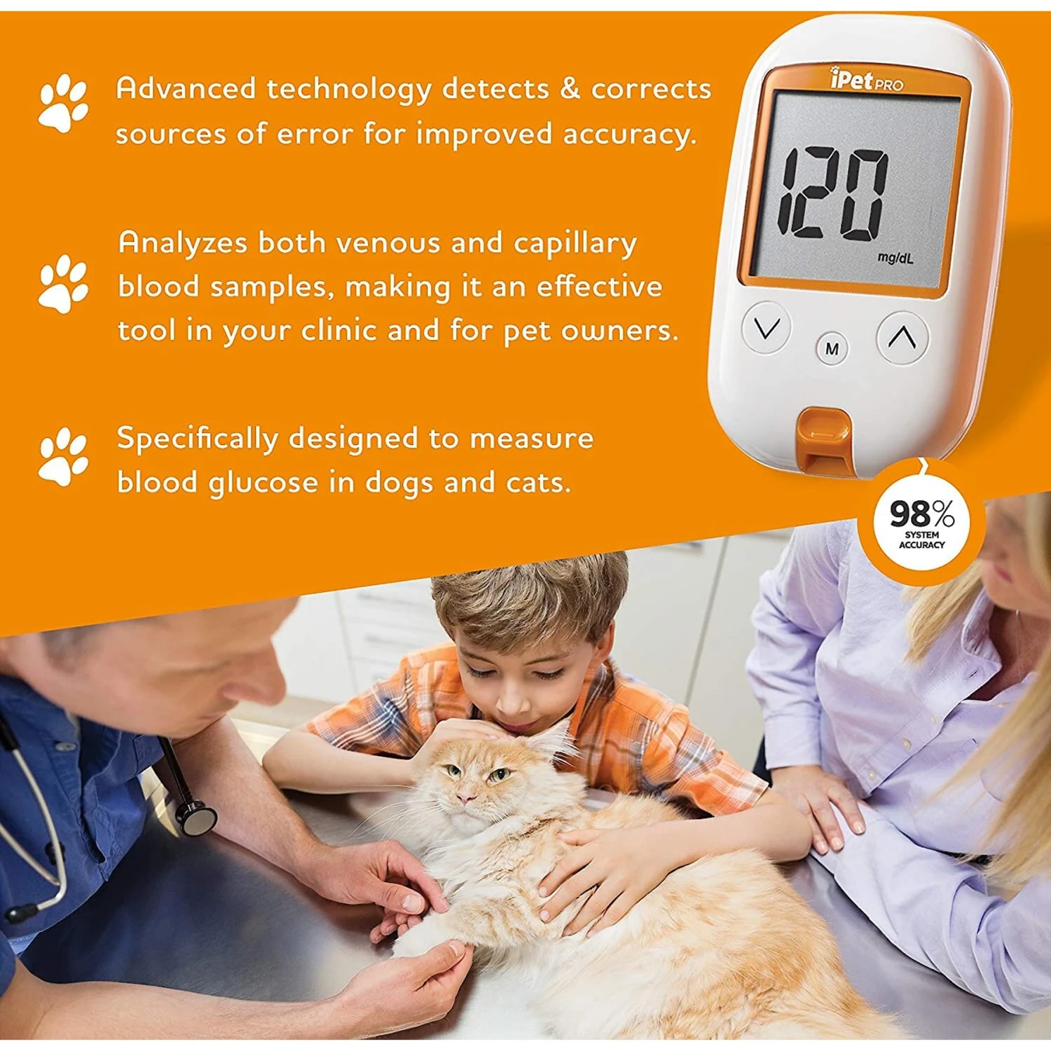 IPet PRO Blood Glucose Monitoring & Blood Glucose Test Strips For Dogs & Cats 7 IPet PRO Blood Glucose Monitoring & Blood Glucose Test Strips For Dogs & Cats - Image 5