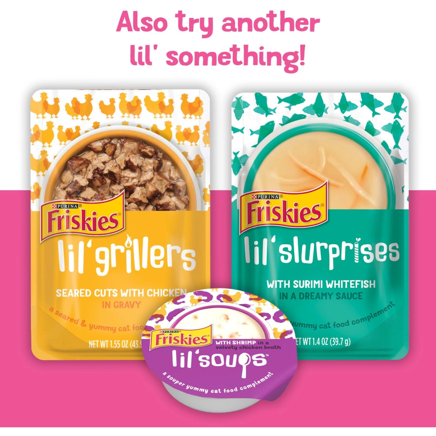 Friskies Lil' Gravies Savory Salmon Flavor Cat Food Complement 8 Friskies Lil' Gravies Savory Salmon Flavor Cat Food Complement - Image 6