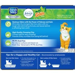 Fresh Step Advanced Refreshing Gain Scented Clumping Clay Cat Litter, 18.5-lb Box, 2 Pack -Furry Friends 266347 PT7. AC SS1800 V1694464712