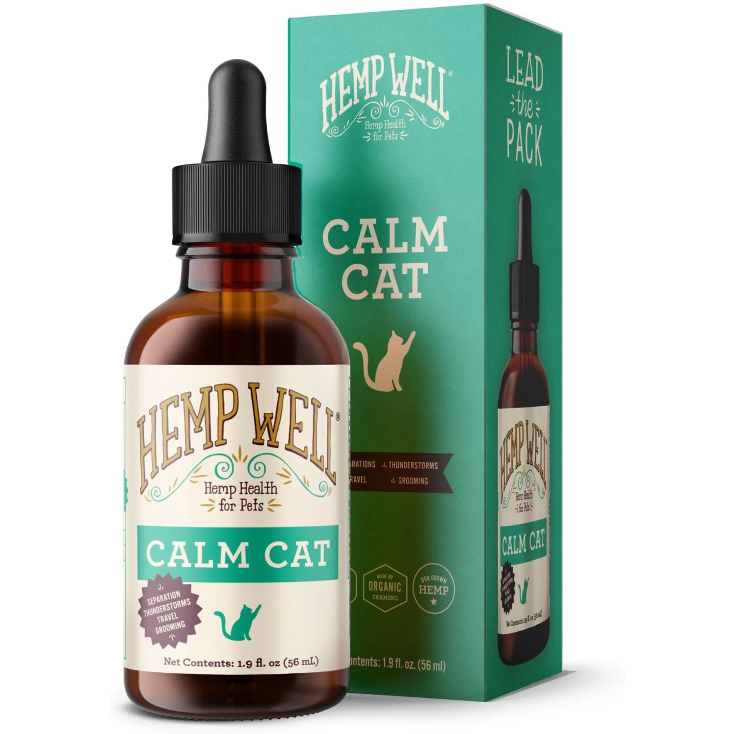 Hemp Well Calm Cat Anxiety Relief Liquid Cat Supplement, 2-oz Bottle 3 Hemp Well Calm Cat Anxiety Relief Liquid Cat Supplement, 2-oz Bottle