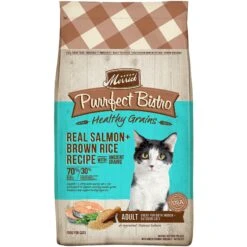 Merrick Purrfect Bistro Healthy Grains Real Salmon + Brown Rice Recipe Adult Dry Cat Food