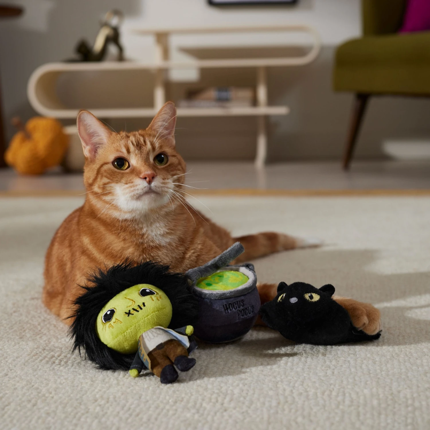 Disney Halloween Hocus Pocus Plush Cat Toy With Catnip 5 Disney Halloween Hocus Pocus Plush Cat Toy With Catnip - Image 3