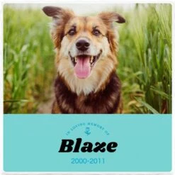 Frisco Personalized "Love" Memorial Marble Trivet, 6" X 6"