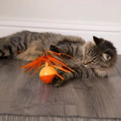 SmartyKat Twirly Tops Replacement Wand Cat Toy, Yellow, 2 Count -Furry Friends 269237 PT5. AC SS1800 V1639007842