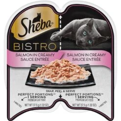Sheba Perfect Portions Bistro Salmon In Creamy Sauce Adult Wet Cat Food