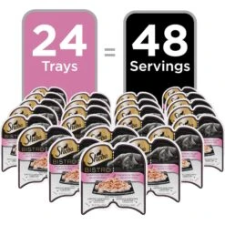 Sheba Perfect Portions Bistro Salmon In Creamy Sauce Adult Wet Cat Food -Furry Friends 269352 PT8. AC SS1800 V1658197302