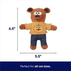 Frisco Halloween Good Bear, Bad Bear Reversible Plush Cat Toy With Catnip -Furry Friends 270299 PT1. AC SS1800 V1689878412