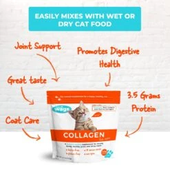 Totally Wags Collagen Cat Supplement, 4.2-oz Bag -Furry Friends 272186 PT3. AC SS1800 V1613176054
