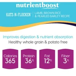 Solid Gold NutrientBoost Katz-N-Flocken Lamb, Brown Rice & Pearled Barley Recipe Dry Cat Food -Furry Friends 272296 PT3. AC SS1800 V1612997776