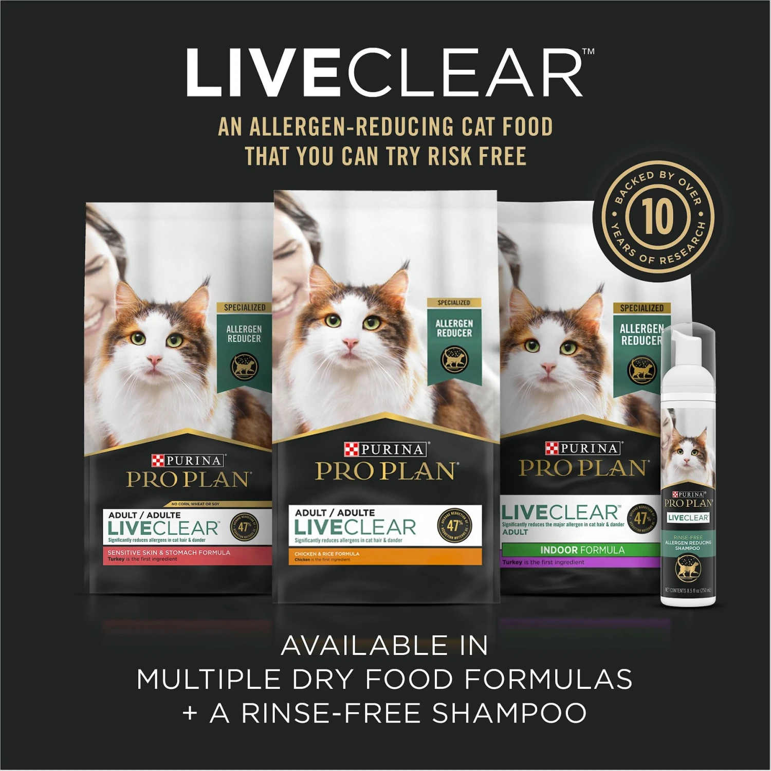Purina Pro Plan LIVECLEAR Adult 7+ Prime Plus Longer Life Formula Dry Cat Food 10 Purina Pro Plan LIVECLEAR Adult 7+ Prime Plus Longer Life Formula Dry Cat Food - Image 8