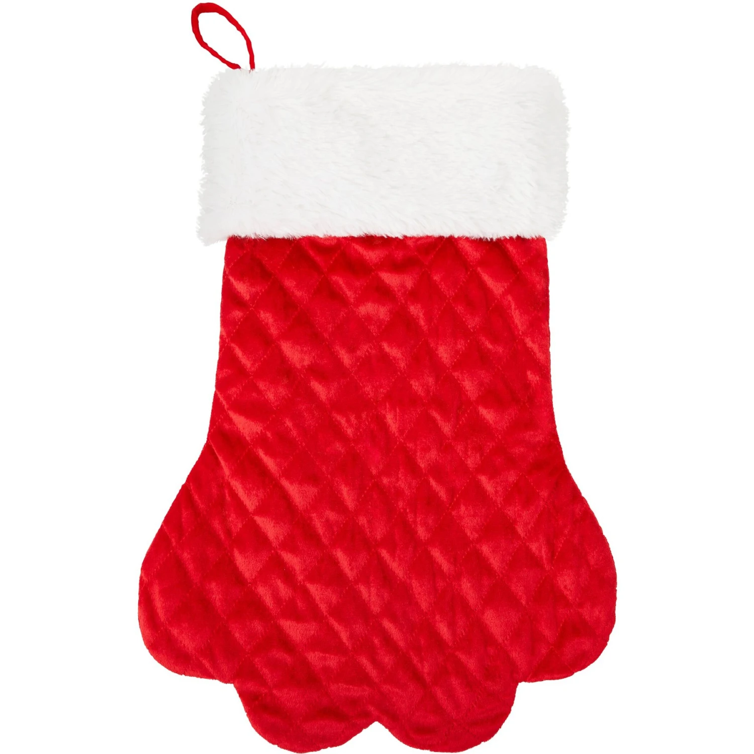 Frisco Quilted Paw Print Pet Stocking, One Size 4 Frisco Quilted Paw Print Pet Stocking, One Size - Image 2