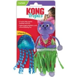 KONG Tropics Hula Cat Toy, 2 Count 7 KONG Tropics Hula Cat Toy, 2 Count -Furry Friends 277006 PT2. AC SS1800 V1616626904