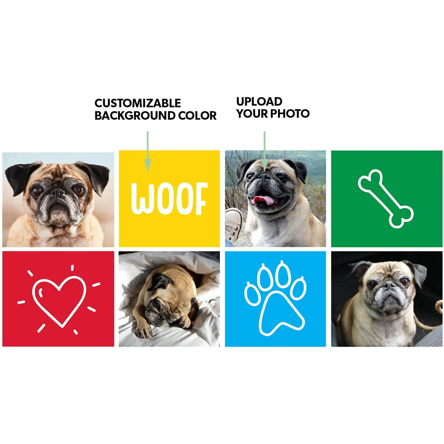 Frisco Woof White Personalized Coffee Mug, 15-oz 4 Frisco Woof White Personalized Coffee Mug, 15-oz - Image 2