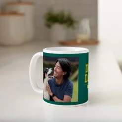 Frisco Dog Dad White Personalized Coffee Mug, 15-oz -Furry Friends 277085 PT3. AC SS1800 V1629147380