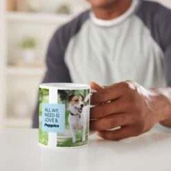 Frisco "Classic #2" Photos White Personalized Coffee Mug -Furry Friends 277091 PT3. AC SS1800 V1629147715