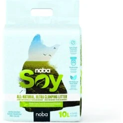 Noba Soy Ultra Clumping Cat Litter, 10-L Bag
