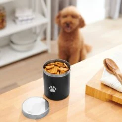 Frisco Stainless Steel Storage Canister -Furry Friends 277577 PT2. AC SS1800 V1630347019