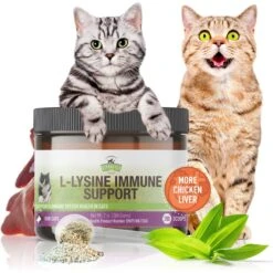 Strawfield Pets Super Chews With Probiotics, Lysine, Salmon Oil & Catnip Soft Chews Cat Supplement, 120 Count -Furry Friends 277716 PT1. AC SS1800 V1679928894