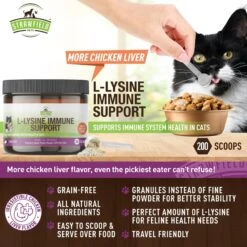 Strawfield Pets Super Chews With Probiotics, Lysine, Salmon Oil & Catnip Soft Chews Cat Supplement, 120 Count -Furry Friends 277716 PT2. AC SS1800 V1679928895