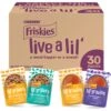 Friskies Lil' Gravies & Lil' Grillers Variety Pack Wet Cat Food Complement, 1.55-oz Pouch, Case Of 30 -Furry Friends 278909 MAIN. AC SS1800 V1700161835