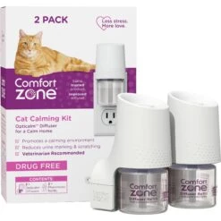 Comfort Zone Two Room Kit Calming Diffuser For Cats