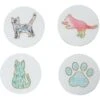 Pearhead Cat Silhouettes Cork Coaster Set -Furry Friends 279386 MAIN. AC SS1800 V1615244851