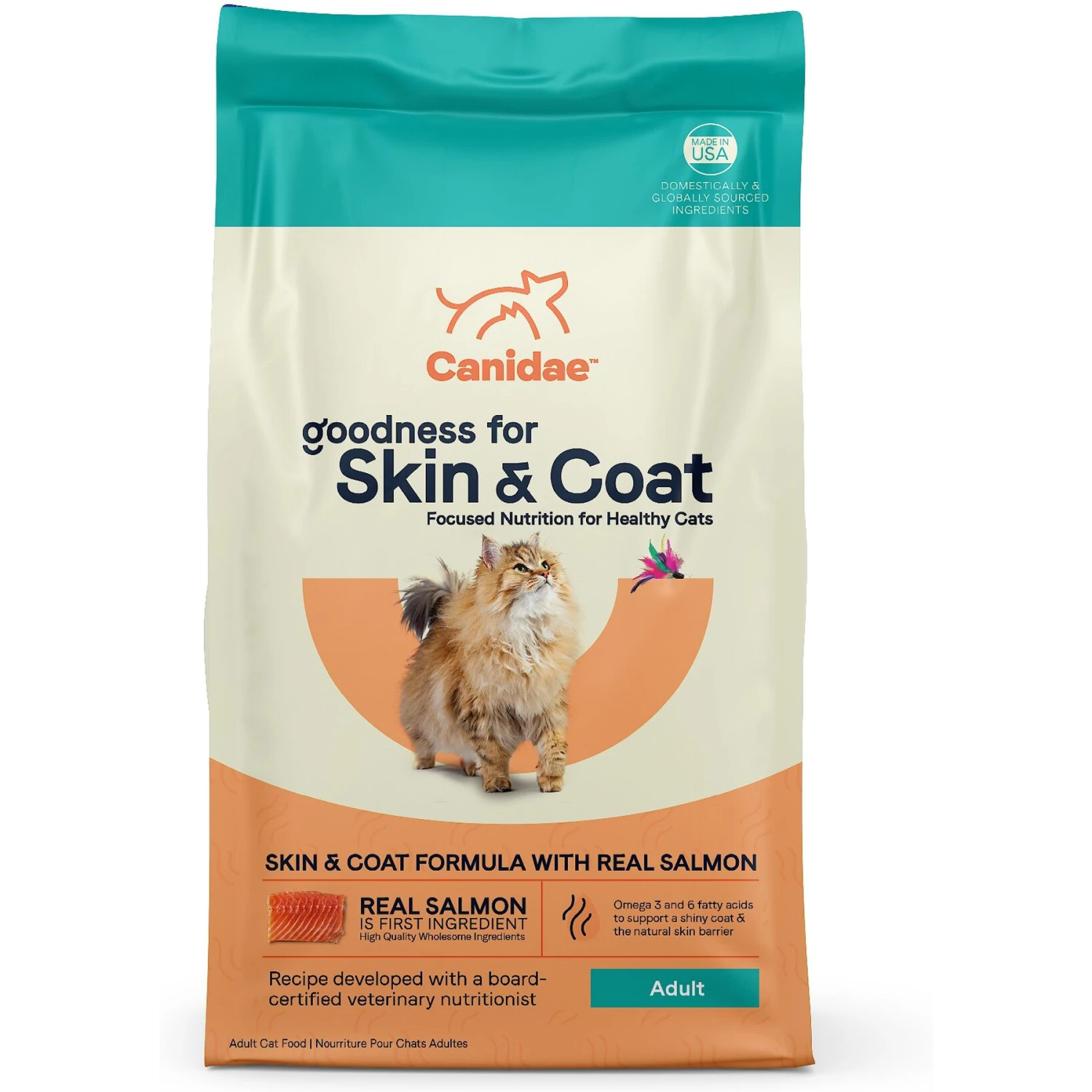 CANIDAE Goodness For Skin & Coat Real Salmon Adult Dry Cat Food 3 CANIDAE Goodness For Skin & Coat Real Salmon Adult Dry Cat Food