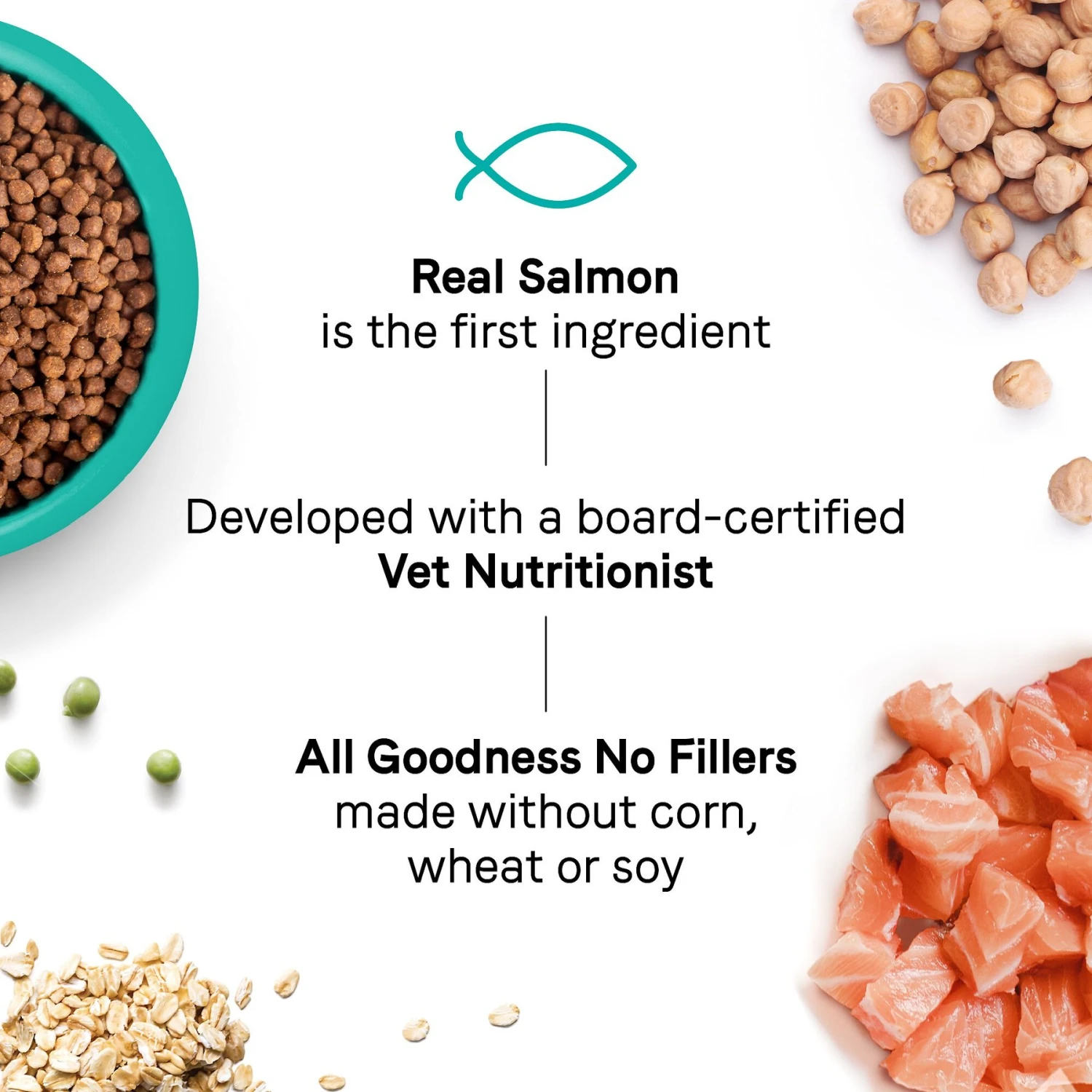 CANIDAE Goodness For Skin & Coat Real Salmon Adult Dry Cat Food 7 CANIDAE Goodness For Skin & Coat Real Salmon Adult Dry Cat Food - Image 5