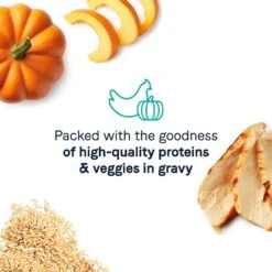 CANIDAE Balanced Bowl Chicken & Pumpkin Recipe In Gravy Wet Cat Food, 3-oz Can, Case Of 24 -Furry Friends 279823 PT4. AC SS1800 V1615422411