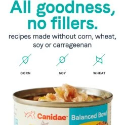 CANIDAE Balanced Bowl Chicken & Pumpkin Recipe In Gravy Wet Cat Food, 3-oz Can, Case Of 24 -Furry Friends 279823 PT5. AC SS1800 V1615423630