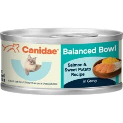 CANIDAE Balanced Bowl Salmon & Sweet Potato Recipe In Gravy Wet Cat Food, 3-oz Can, Case Of 24