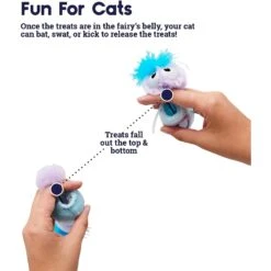 Catstages Swat N Treat Fairy Kicker Cat Toy With Catnip, Purple -Furry Friends 280192 PT2. AC SS1800 V1636519362