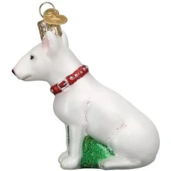 Old World Christmas Bull Terrier Glass Tree Ornament 9 Old World Christmas Bull Terrier Glass Tree Ornament -Furry Friends 280303 PT2. AC SS1800 V1615850870