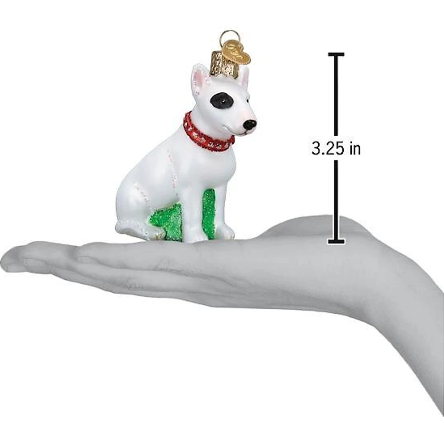 Old World Christmas Bull Terrier Glass Tree Ornament 7 Old World Christmas Bull Terrier Glass Tree Ornament - Image 5