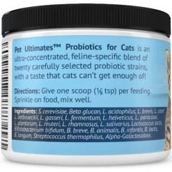 Pet Ultimates Probiotics Cat Supplement, 1.55-oz Jar 9 Pet Ultimates Probiotics Cat Supplement, 1.55-oz Jar -Furry Friends 280761 PT1. AC SS1800 V1616164300