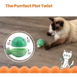 Catstages Wobble Turtle Catnip Diffuser Cat Toy -Furry Friends 282261 PT3. AC SS1800 V1636510657